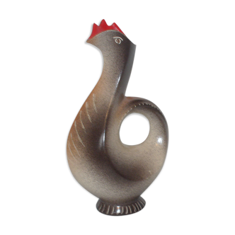 Vase coq Bruno Dose des années 60