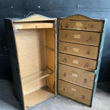 Grande malle belle époque de paquebot voyage