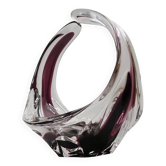Purple crystal catchall – Sculptural design – 1960s/70s