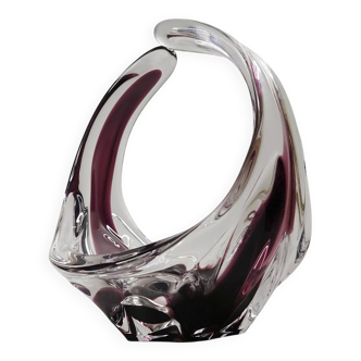 Purple crystal catchall – Sculptural design – 1960s/70s