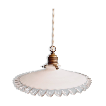 Suspension en opaline années 1930