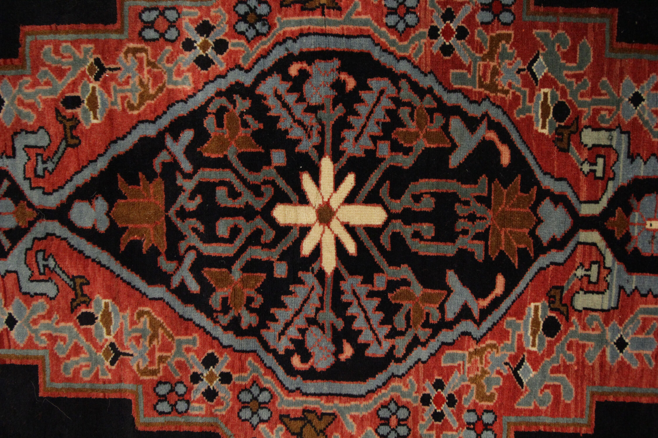Persian rug handwoven wool 87x270cm