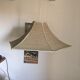 Six-sided braided straw hanging lamp