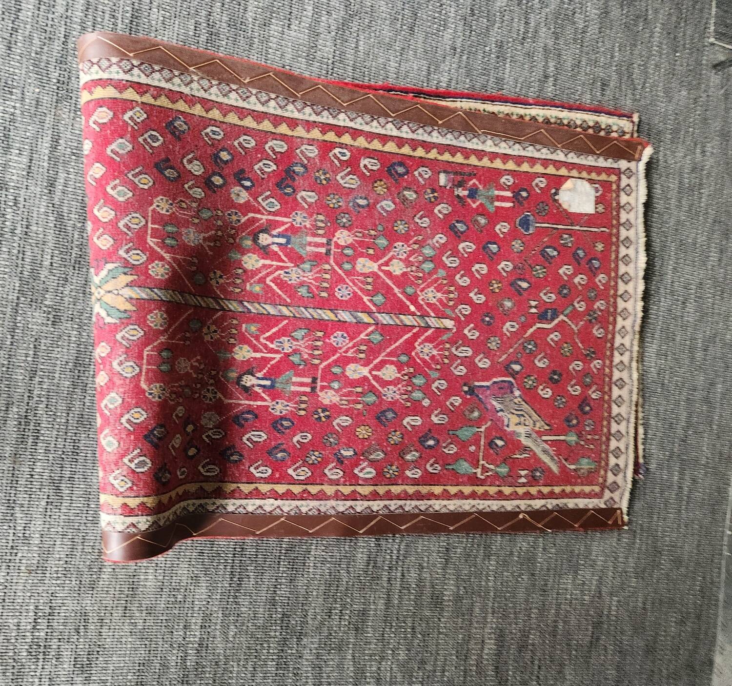 Old Persian hallway carpet