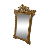 Miroir doré de cheminee ancien 90x150cm