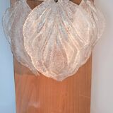 Pair of Novaresi 2-light Murano glass wall lights, Milan 1970.