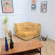 Vintage yellow angle Togo by Michel Ducaroy