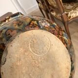 Vintage Brown Stoneware Cassolette Pot by Lucien Talbot de la Borne