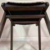 Bridge armchair in new French terry fabric