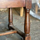 Antique turned leg farmhouse table