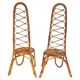 Mid Century Modern Bonacina Bamboo Chairs, set of two, Italy 1960s