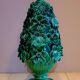 Vintage Flora Manises lamp in ceramic from the 1950s.