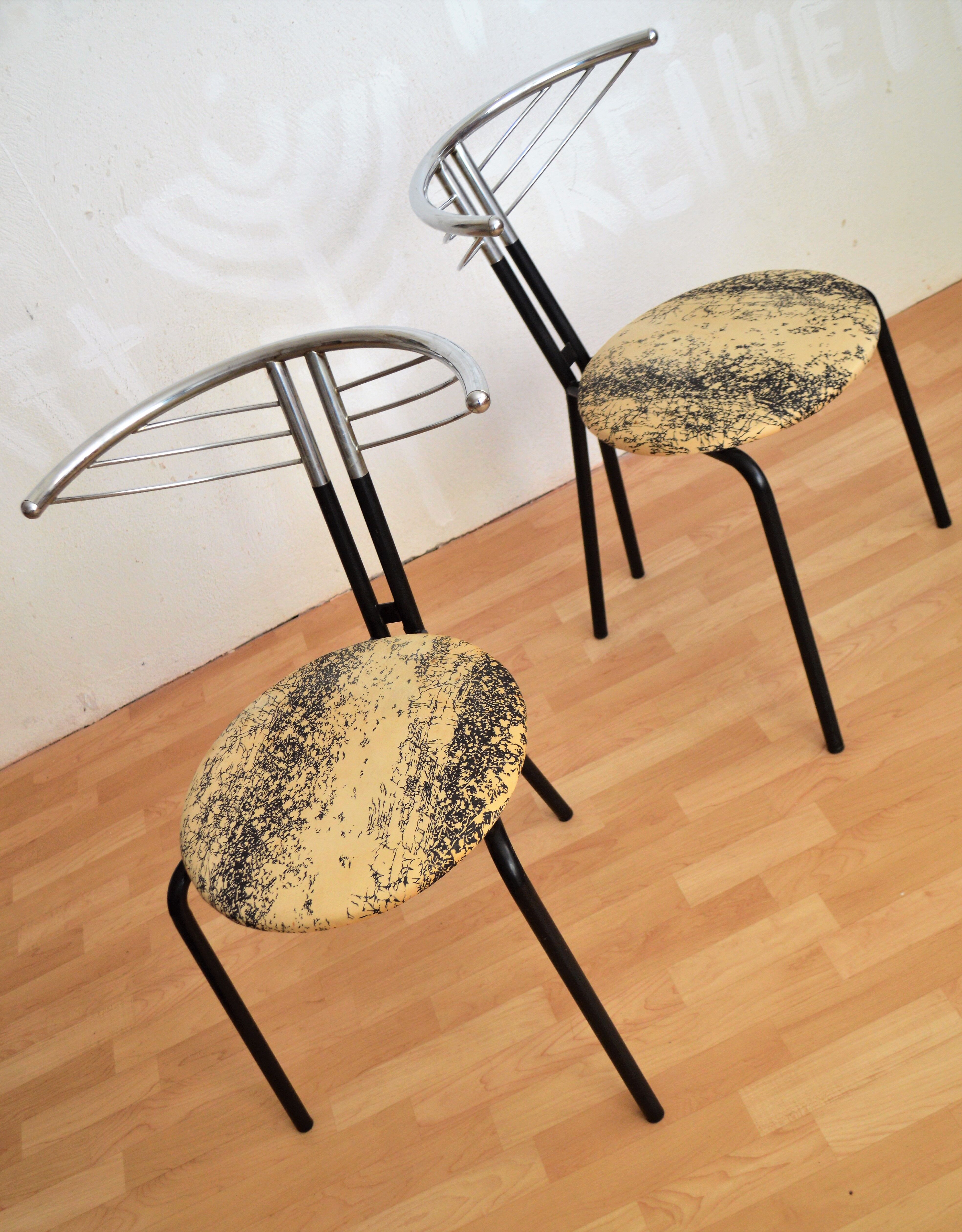 Chairs from the 80s design