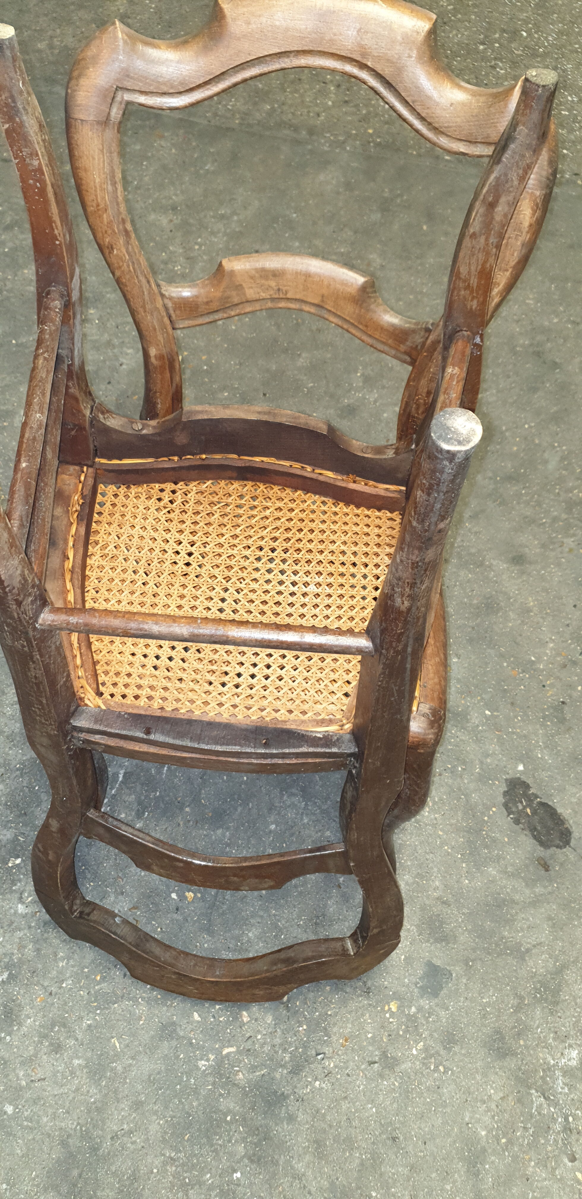 2 chairs cannée Louis Philippe