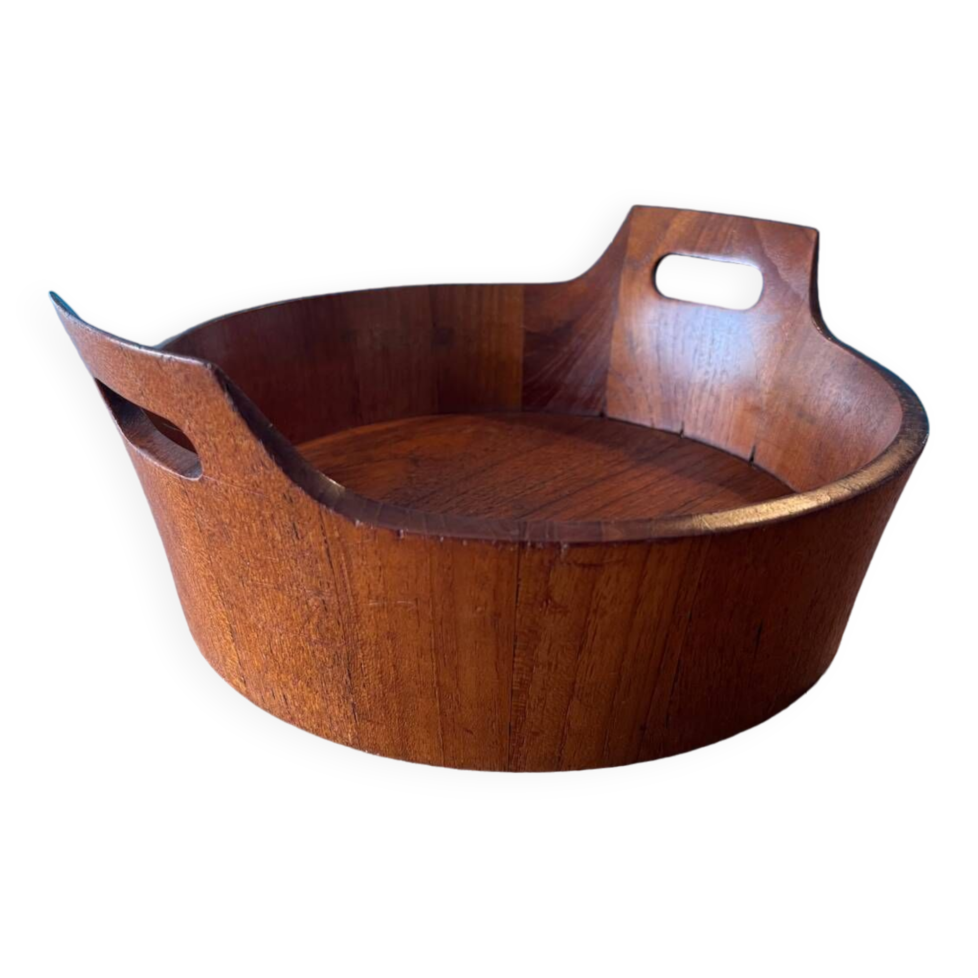 Corbeille saladier en teck par Arne Basse Denmark