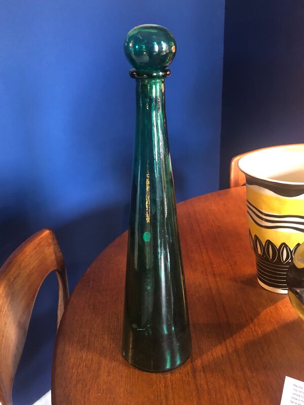 Bouteille avec flacon en verre de Murano