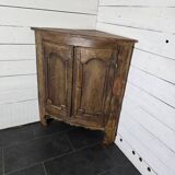 Encoignure galbée xixème en chêne