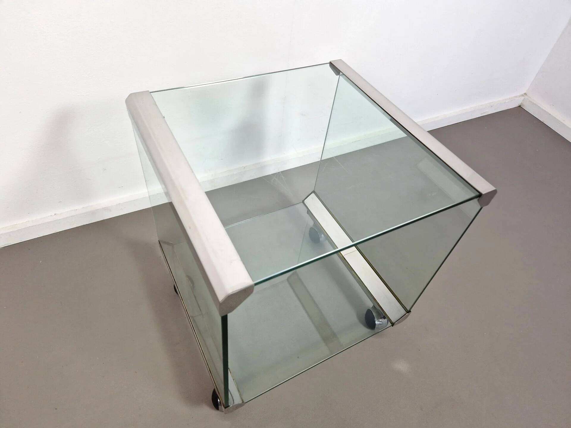 Gallotti & Radice side table trolley, 1980s