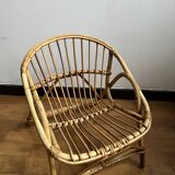 Fauteuil rotin enfant