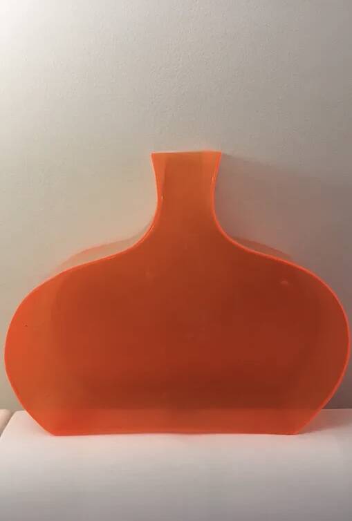 Vase orange vintage