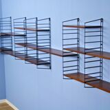 Dutch modular shelving unit by A. Dekker for Tomado, 1960s