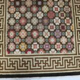 Tapis ningxia chinois fait main antique