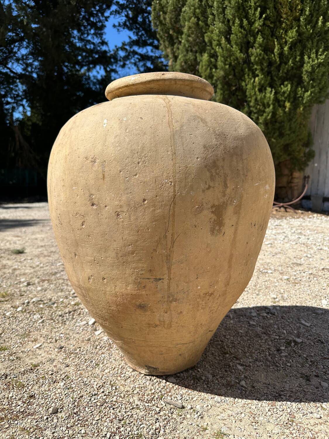 Terracotta pot jar