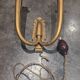 Boretti bronze wall light