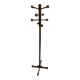 Vintage Wooden Sputnik Design Freestanding Coat Rack, 1970s, Brown