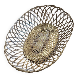 Silver-plated bread basket