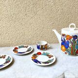 Coffee maker and ceramic coffee cup Villeroy and Boch Acapulco vintage 70s