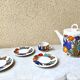Coffee maker and ceramic coffee cup Villeroy and Boch Acapulco vintage 70s