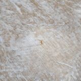 Beige chenille sectional sofa, 3 pieces, 1970s