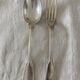6 silver metal cutlery mesh model