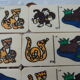 Domino animaux vintage 90's