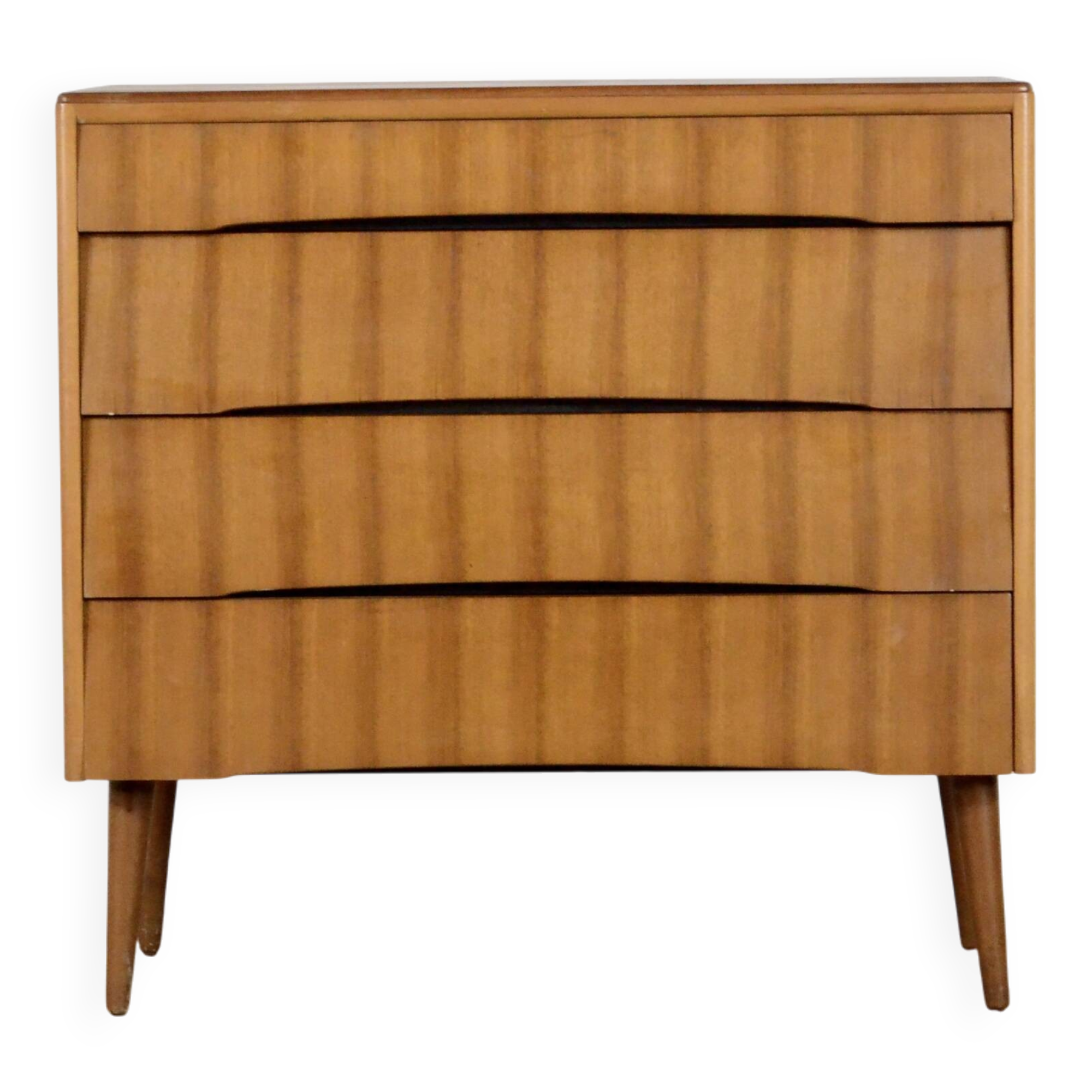 Commode Avalon du milieu du siècle en teck. Style vintage moderne et rétro