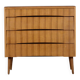 Commode Avalon du milieu du siècle en teck. Style vintage moderne et rétro
