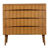 Commode Avalon du milieu du siècle en teck. Style vintage moderne et rétro