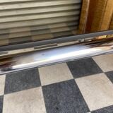 Chrome table and smoked glass
