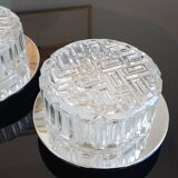 Pair of 50s wall/ceiling lights