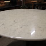Marble round table and chairs
