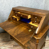 Commode scriban era Louis Philippe in walnut bramble around 1830