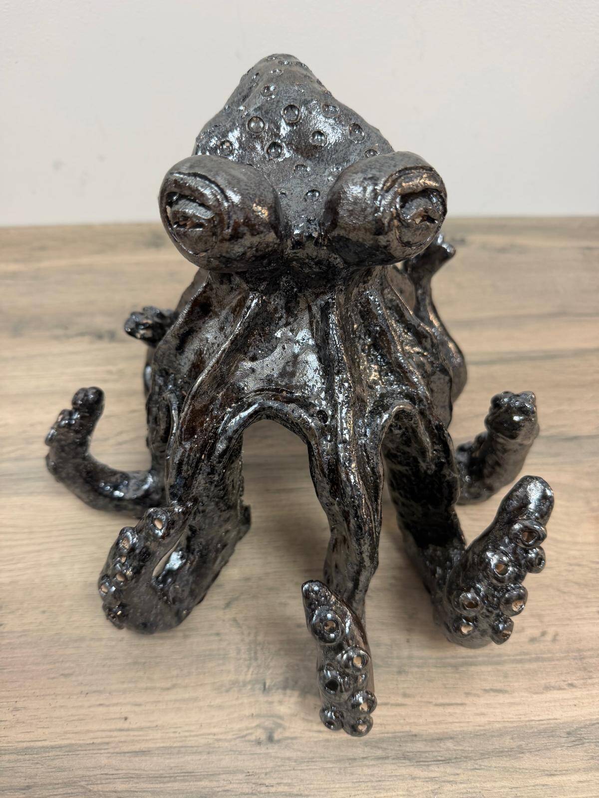 Octopus "Léonie" in glazed terracotta
