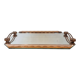 French Art Deco Glass Tray, 1930/40s