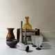 Amber glass carafe, France 1970