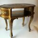 Florentine wooden side table - small coffee table - made in Italy - Vintage