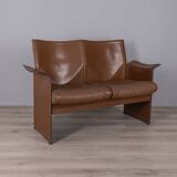 Vintage leather sofa from the 1970s, model ‘korium’ designed by tito agnoli