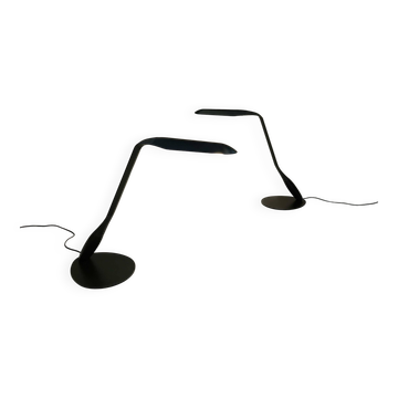 Paire de lampe cobra par Philippe Michel pour Manade