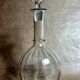 Lorraine crystal wine decanter with decoration