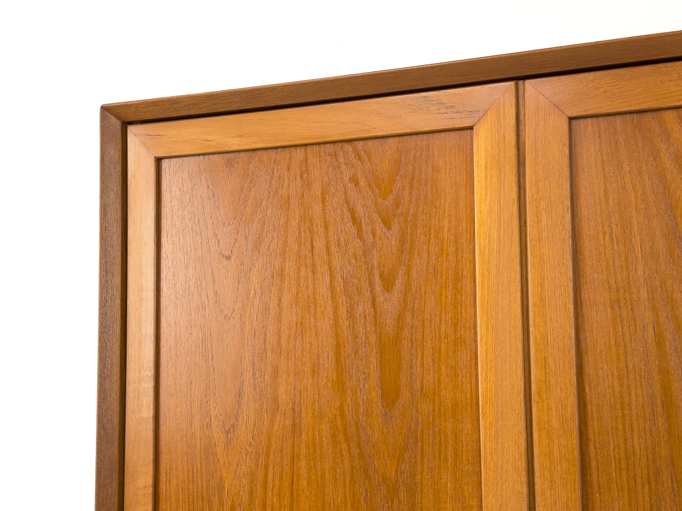 Danish teak wardrobe by Chr. Linneberg, 1970s